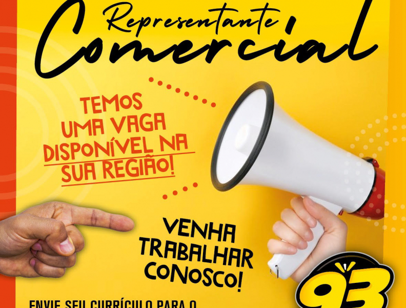 Vaga: Representante Comercial